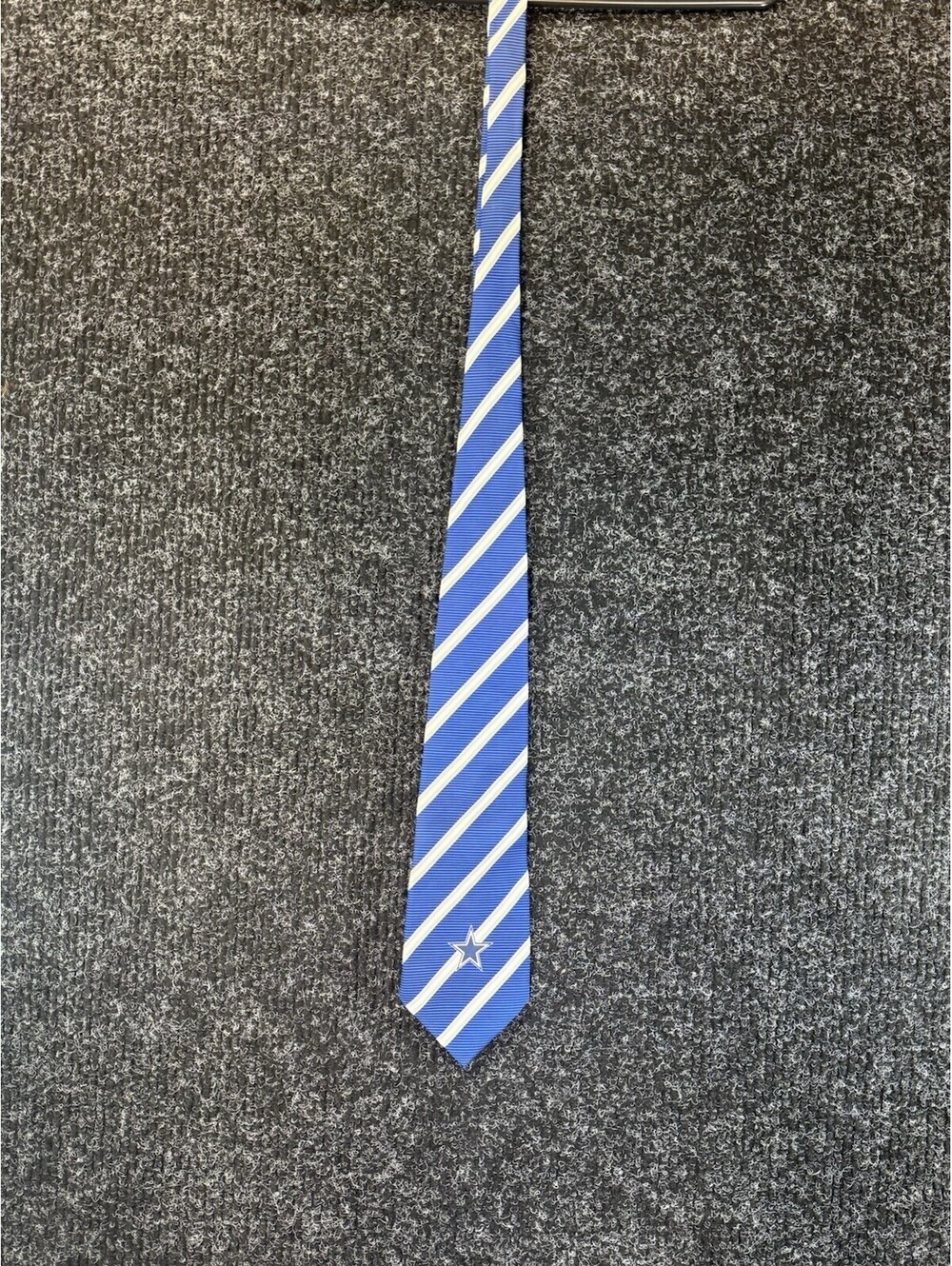 NFL Dallas Cowboys Blue/White Striped Necktie National Football League
